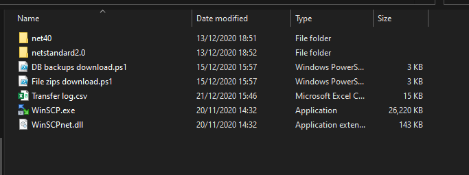 WinSCP installation files.png